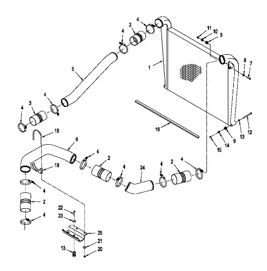 87434343 - радиатор
